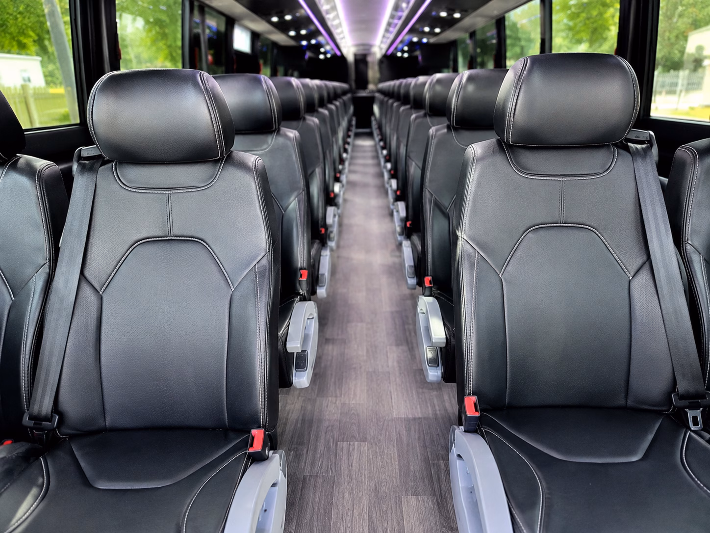 pembroke pines charter bus services interior